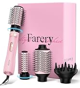 Farery 4-in-1 Hot Air Brush Set, Finisher & Volumizing, 1000W | Oval Volumizing Barrel, 1.5" & 2"...