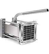 French Fry Cutter, Sopito Professional Potato Cutter Stainless Steel with 1/2-Inch Blade Great fo...