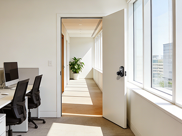 keyless deadbolt with door handle