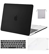 MOSISO Compatible with MacBook Pro 15 inch Case 2019 2018 2017 2016 Release A1990 A1707 with Touc...