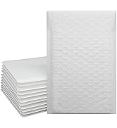 Immuson White Poly Bubble Mailers, 4" x 7" Self-Seal Shipping Bags, Packaging Bags, Padded Shippi...