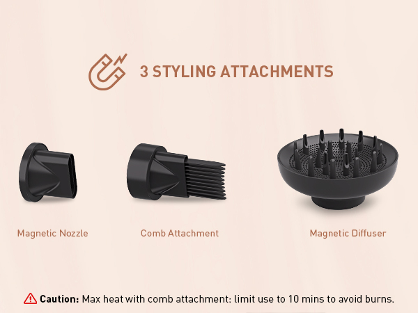 3 STYLING ATTACHMENTS