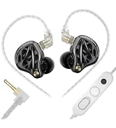 KZA COUSTICS KZ Vibe X IEM, 2DD in Ear Monitor with Haptic Bass Vibrations, Sound Isolating Earph...