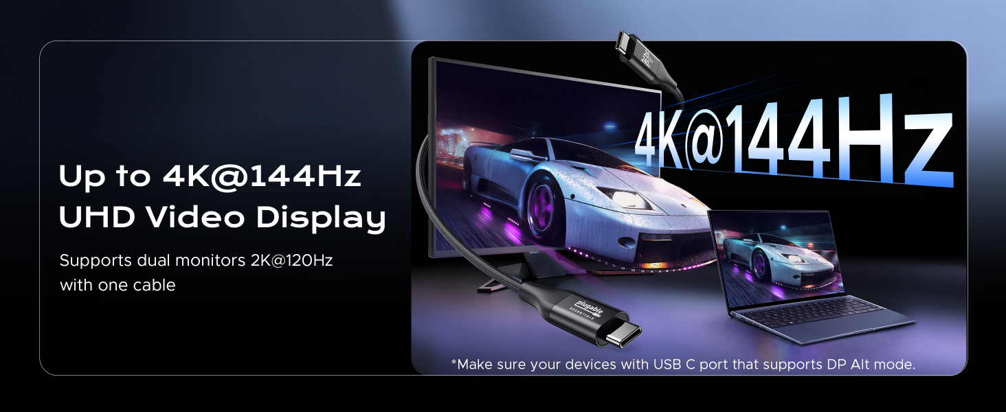 Up to 4K@144Hz UHD Video Display