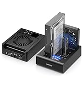 FIDECO M.2 NVMe SSD Cloner and Duplicator, 3-Bay Hard Drive Cloner Dock for M.2 NVMe SSD and 2.5"...