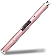 MeeToo Candle Electric Lighter Rechargeable USB Type-C Lighters for Candle BBQ Camping Fireworks ...