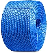 Polypropylene Rope Weather-Resistant & Waterproof, Durable, Heavy Duty Rope for Pool, Marine, Cam...
