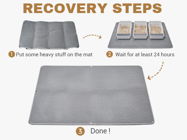 cat litter trapping mat