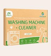 ORIENTLEAF Washing Machine Cleaner for Pet Owners, 24 Tablets 1 Year Supply | Fragrance-free enzy...