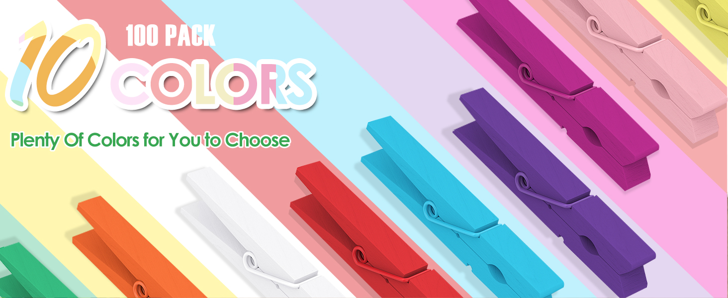 colored clothespins