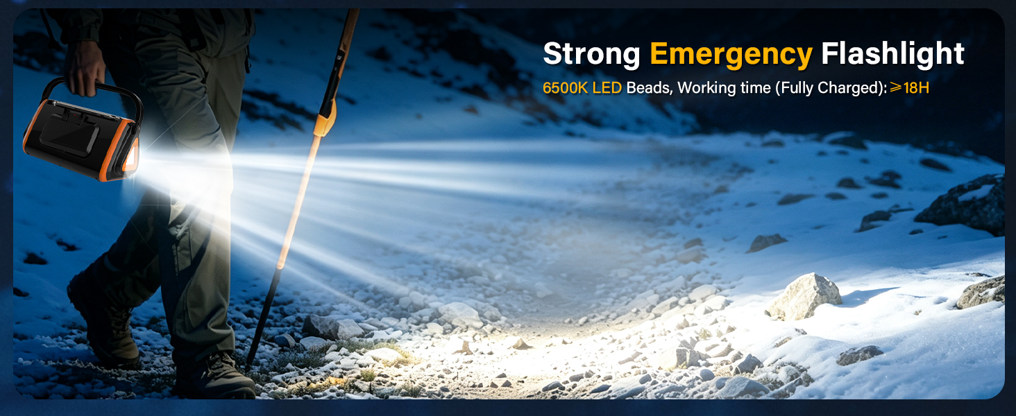 Emergecny flashlight radio
