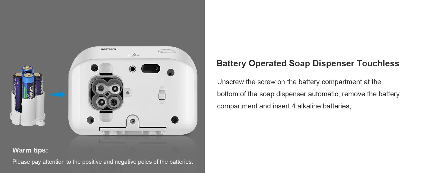 battery soap dispenser touchless