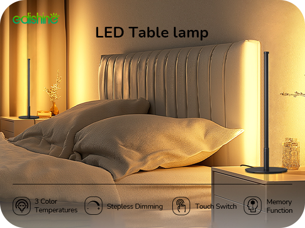 Minimalist LED Table Lamp Set of 2
