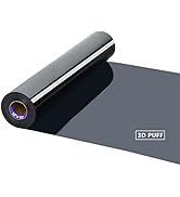RENLITONG 3D Puff HTV Matte Heat Transfer Vinyl Roll 12" x 10ft Iron on for Heat Press T Shirt fo...