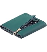 Travelambo RFID Blocking Small Mini Compact Wallet Coin Pouch Holder Trifold Credit Card Holder P...