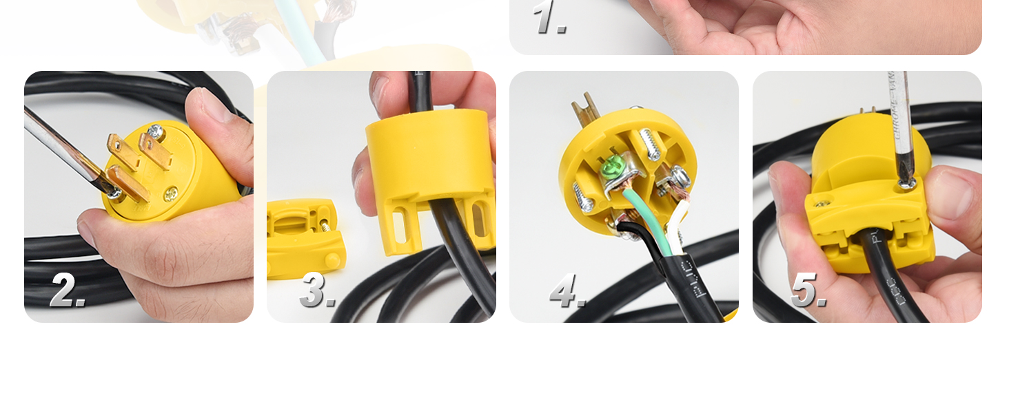 female extension cord ends