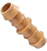 Copadri Drip Irrigation Coupling Fittings:25 Pieces 1/2'' Drip Line Barbed Coupler Connectors for...