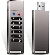 INNÔPLUS Secure Flash Drive 256-bit, 64GB Encrypted USB Drive, USB 3.0 Hardware Encryption Flash ...