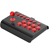 RALAN Arcade Fight Stick, Street Fighter Arcade Game Fighting Joystick with Turbo & Macro Functio...