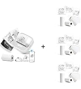 PRT Mini-Sticker Printer with 10 Rolls Sticker Paper
