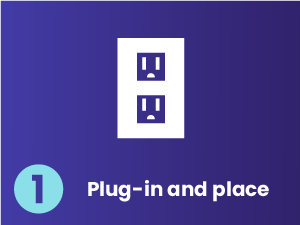 Plug in and place