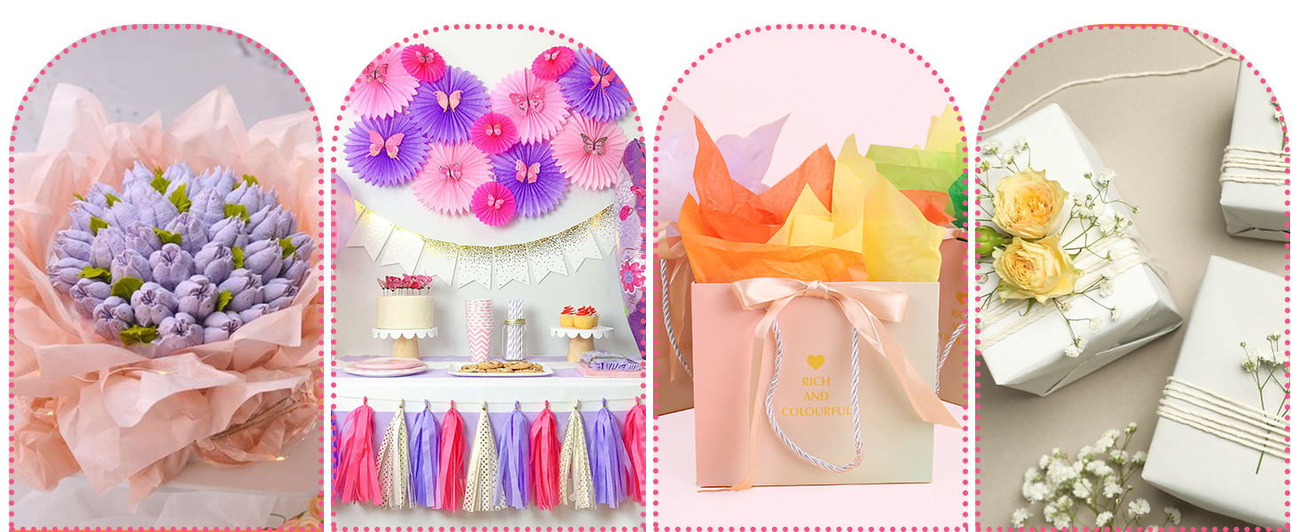 COLORFUL TISSUE PAPER