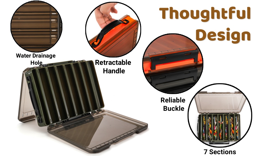 14 Compartments Organizer with 2 Buckle