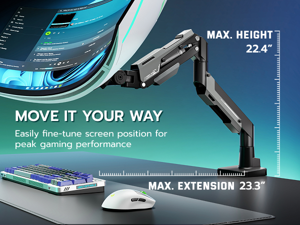 Monitor arm