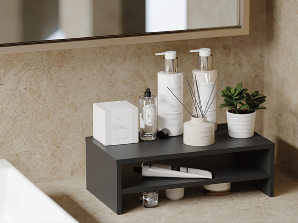 bathroom shelf