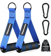 RENRANRING Gym Exercise Handles, Replacement Handle Attachments for Cable Machine Pulleys, Resist...