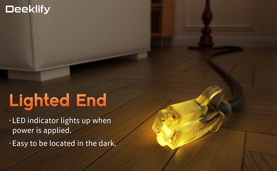 extension cord black