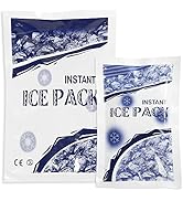 LotFancy Instant Ice Pack, 12PCS Disposable Cold Packs, Cold Therapy Compress for Emergency First...