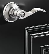 Veise Door Handles Interior, Privacy Door Levers Lock Keyless for Bedroom, Bathroom