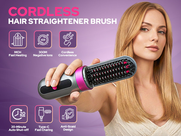 cordless hair straightener