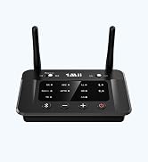 1Mii B03 Bluetooth 5.3 Transmitter Receiver for TV Home Stereo | aptX Low Latency/Adaptive/HD Wir...