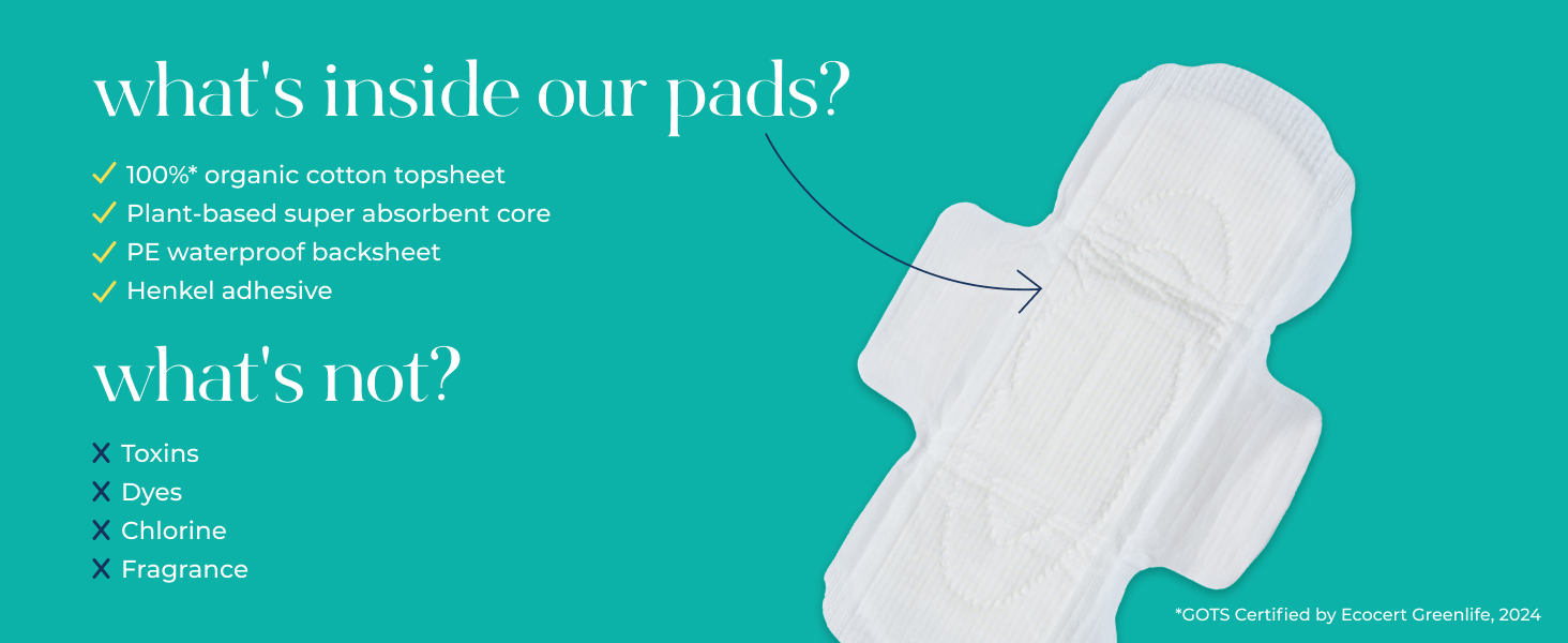 whats inside our pads