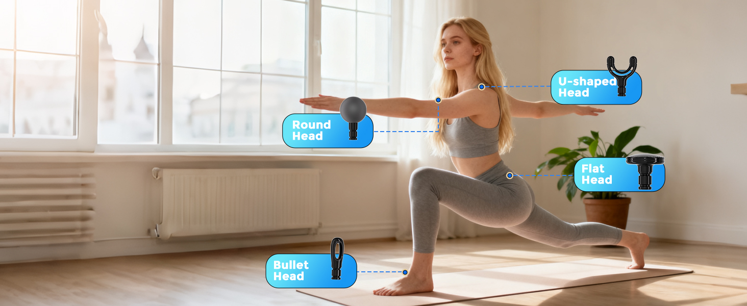 Portable Percussion Muscle Massager for Shoulder