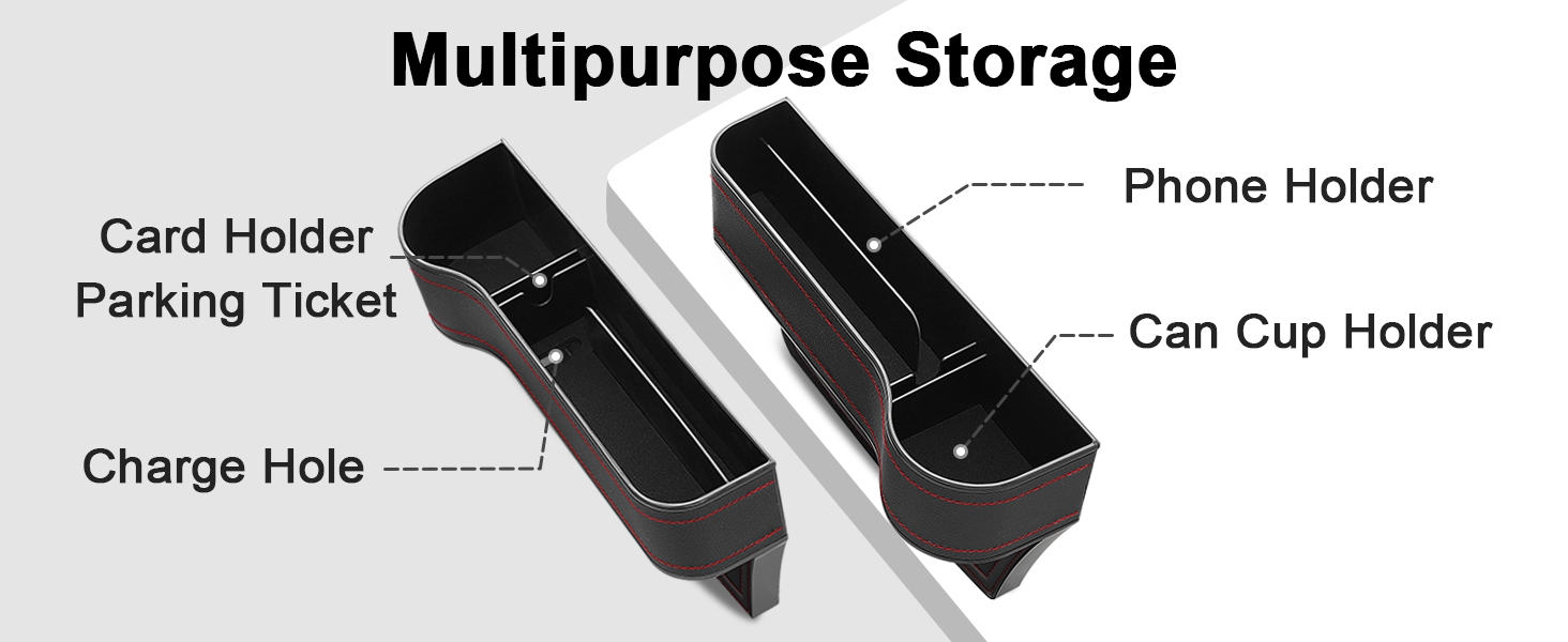 Car Seat Gap Filler Organizer