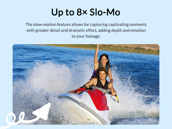 icefox Up to 8x Slo-Mo Action Camera
