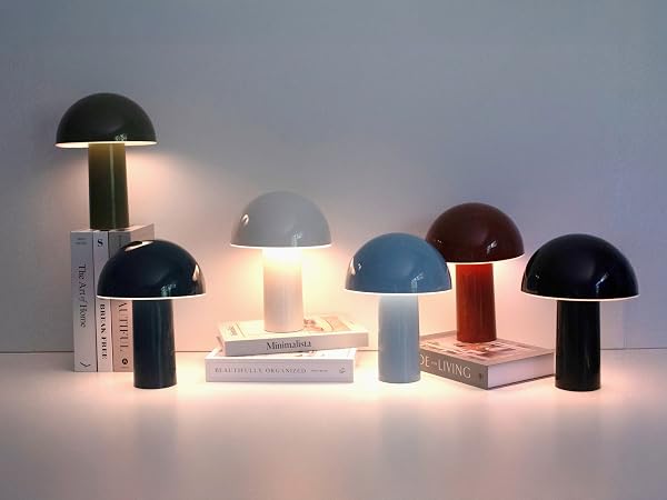 celia portable rechargeable lamp light durable cute mushroom plastic bright camping outdoor