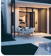 top left of up and down sconce life-style, luxurious, modern, great value, control able light color