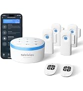 tolviviov Alarm System Wireless, DIY Door Alarm System for Home Security, Smart App Alerts, 7-Pie...