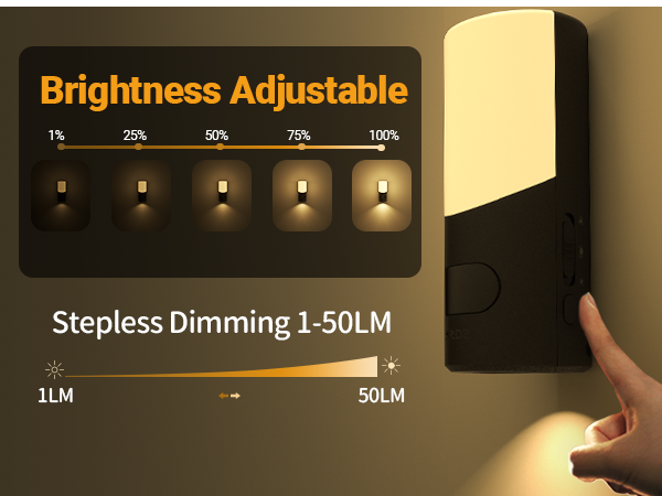 dimmable night light
