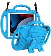 LTROP Case for iPad 9th/8th/7th Generation(2021/2020/2019), iPad 10.2 Inch Case for Kids with Sho...