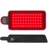 SOLFREE Red Light Therapy Belt for Body, Flexible Use Red Light Pad with Timer Controller Fit for...