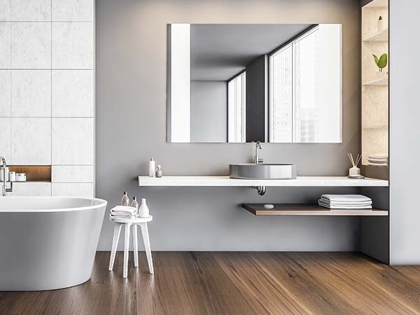 Bathroom Sink water detector