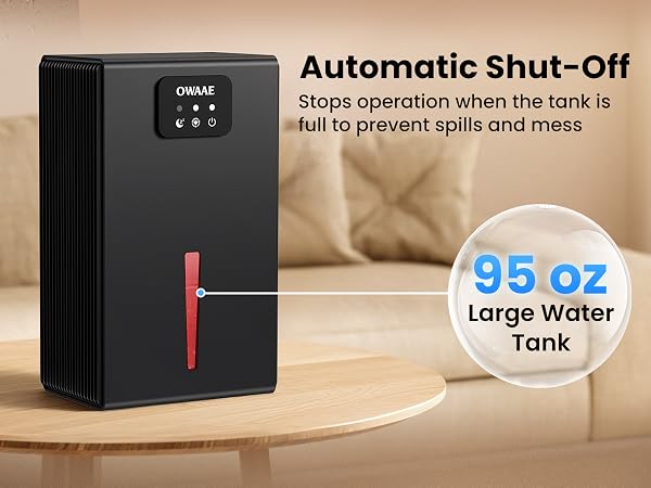 dehumidifier with auto shut off