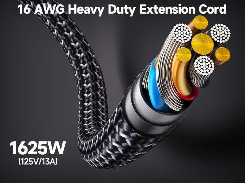 16 AWG Heavy Duty Extension Cord