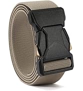 CHAOREN Tactical Belt Men - 1.5" Stretch Belt for Work - Quick Release for Military Casual Jeans ...