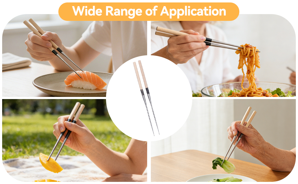 1 Pair Long Cooking Chopsticks